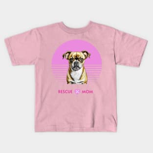 Rescue Mom - adopted Dog Kids T-Shirt